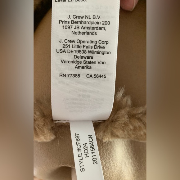 J. Crew Soft Brown Faux Fur Coat NWT - L - Picture 8 of 11